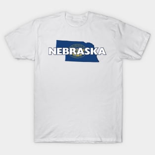 Nebraska Colored State T-Shirt
